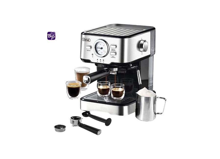 Gevi Expresso Coffee Machine With Milk Foaming Steam Wand, Espresso and Cappuccino Maker review