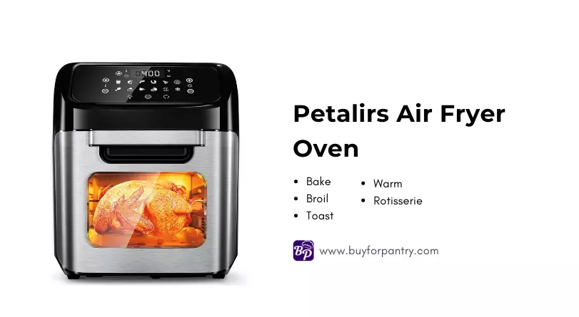 Petalirs Air Fryer Toaster Oven Review