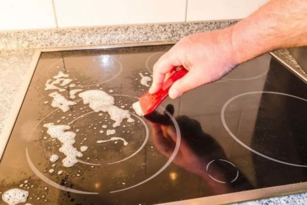 How to clean an induction or Electric hob