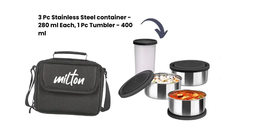 Milton New Steel Combi Lunch Box review