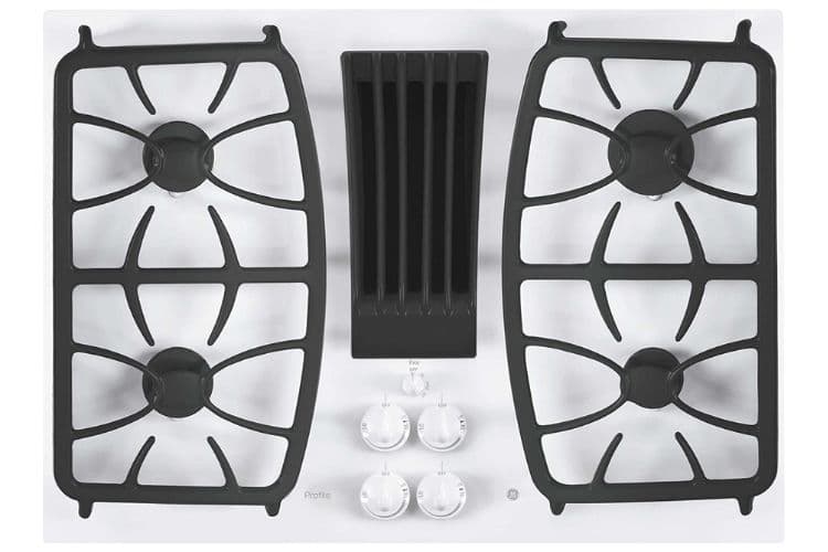 GE PP9830SJSS Built-In Gas Cooktop with downdraft