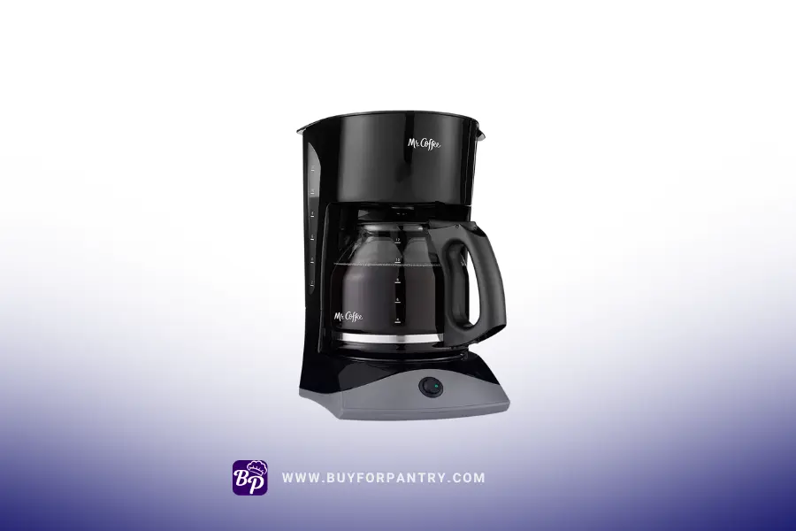 Mr. Coffee Maker with Auto Pause and Glass Carafe