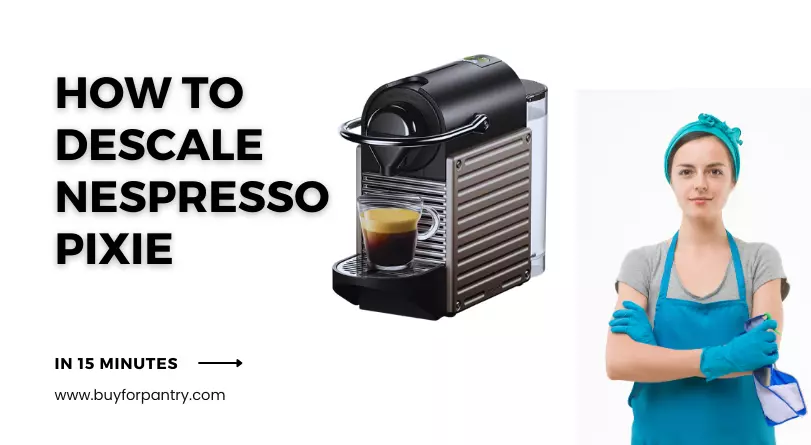 how to descale nespresso pixie