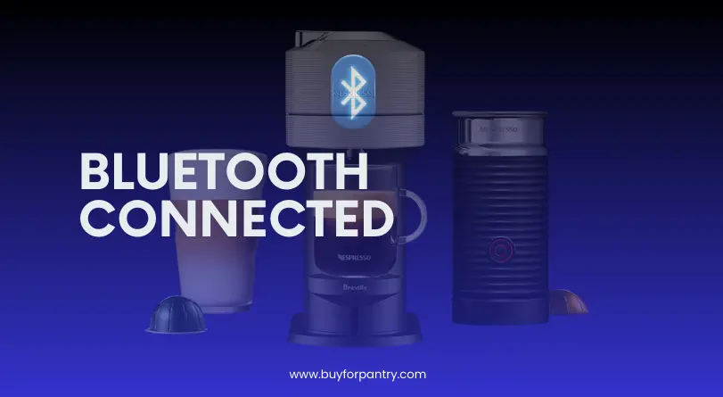 Vertuo Next can be connected with bluetooth