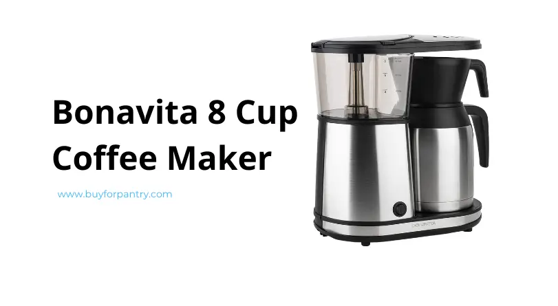 Bonavita 8 cup pour over coffee maker review