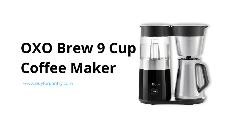 OXO Brew 9 Cup pour over coffee maker review