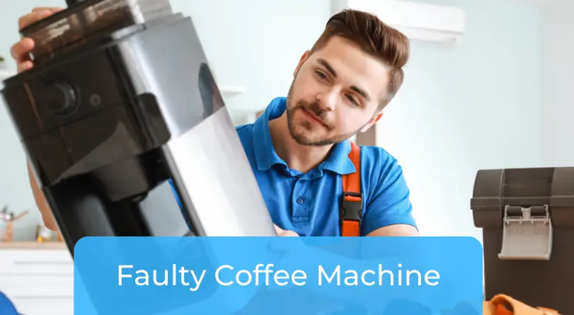 Faulty espresso machine can be reason for weak coffee