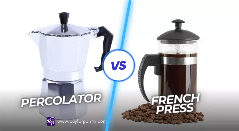 Percolator coffee maker vs French press