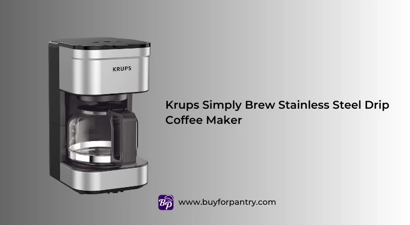 Krups Simply Brew Stainless Steel Drip Coffee Maker